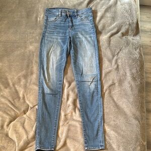 4 Long skinny jeans, blue